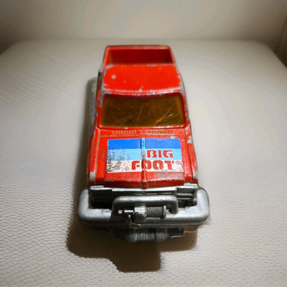 Big Foot Monster Truck Vintage Arco 4x4 Red Diecast Hong Kong 1980's - Picture 3 of 4
